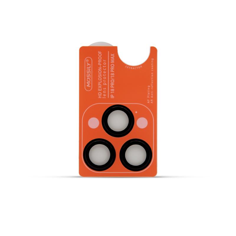 Camera Lens Mossily za Iphone 18 Pro/18 Pro Max crna