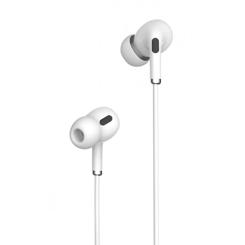 Earphone KONFULON IN23 3.5mm 1.2M bela