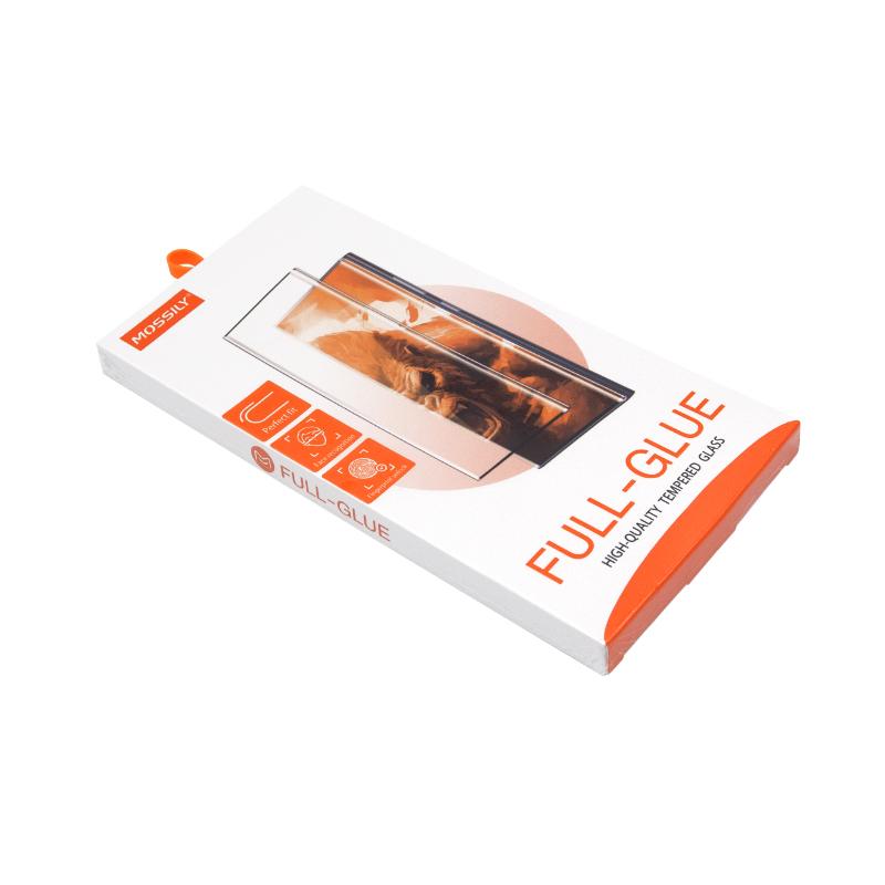 Folija za zastitu ekrana MOSSILY FULL GLUE za Samsung S23 Ultra crna