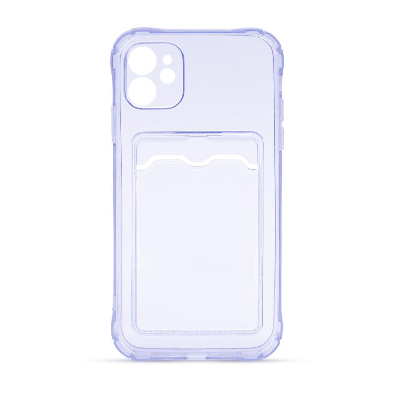 Futrola CLEAR WALLET za Iphone 11 purple