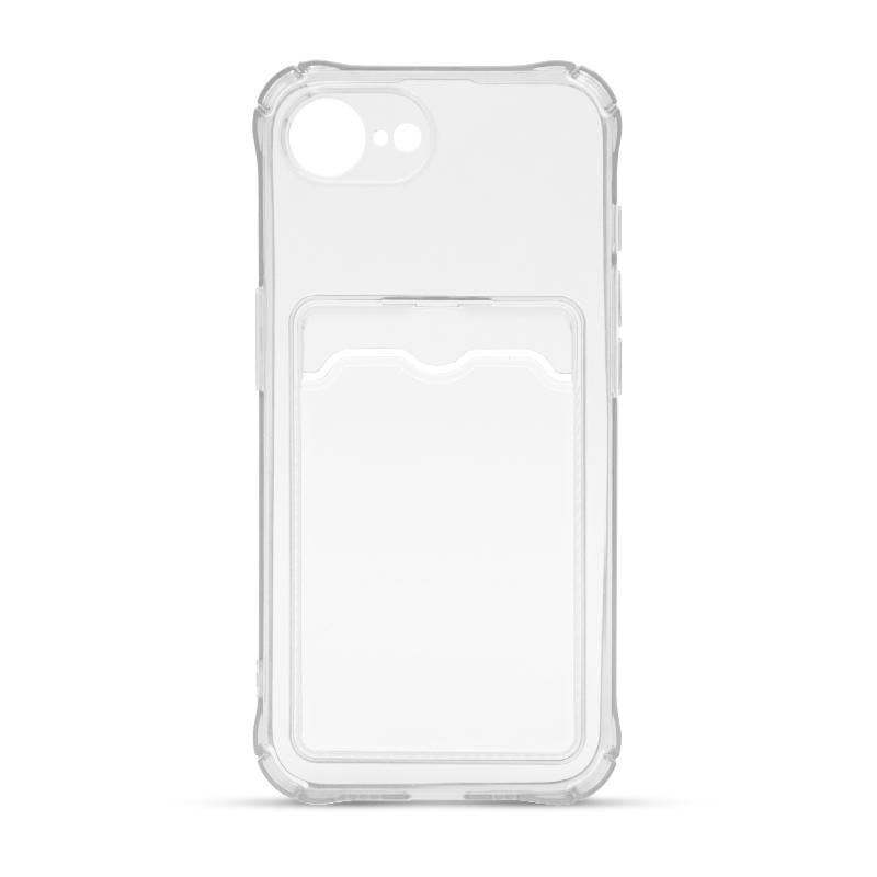 Futrola CLEAR WALLET za Iphone 16E bela