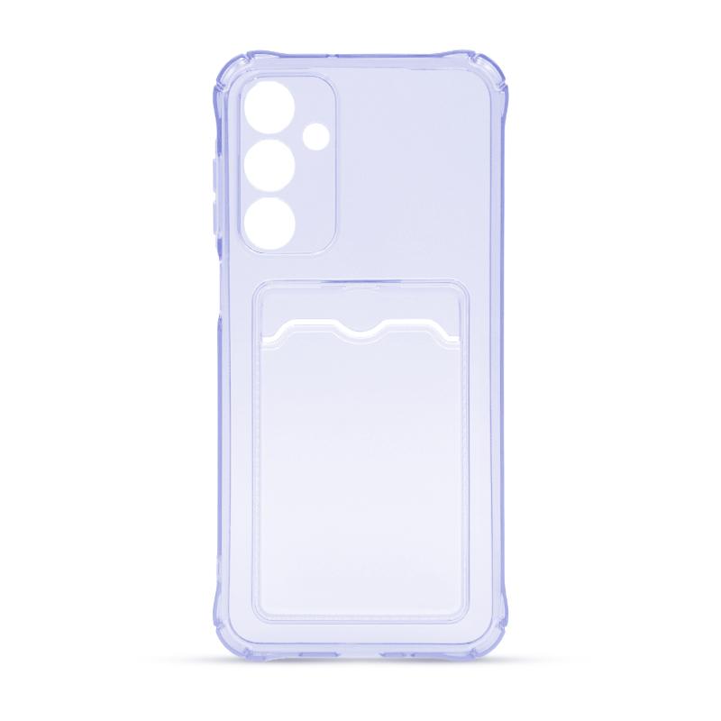 Futrola CLEAR WALLET za Samsung A16 ljubicasta