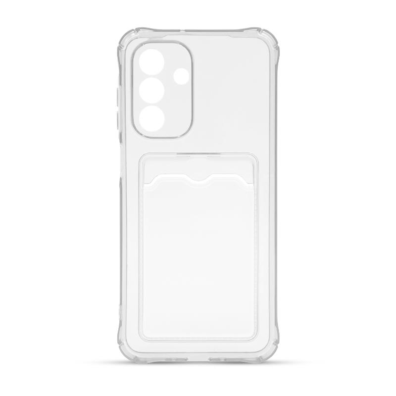 Futrola CLEAR WALLET za Samsung A26 bela