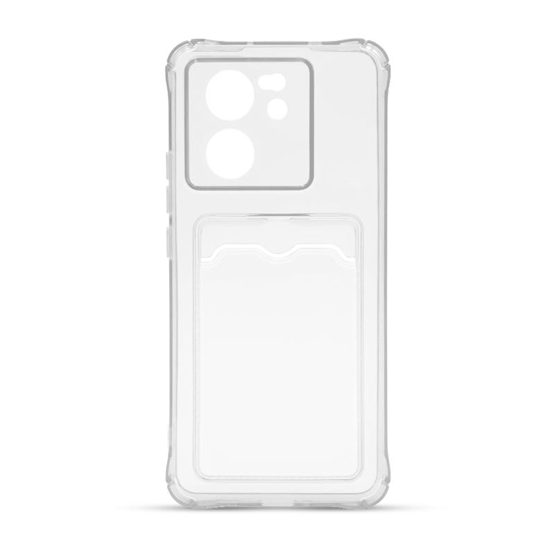 Futrola CLEAR WALLET za Xiaomi Redmi 13T bela