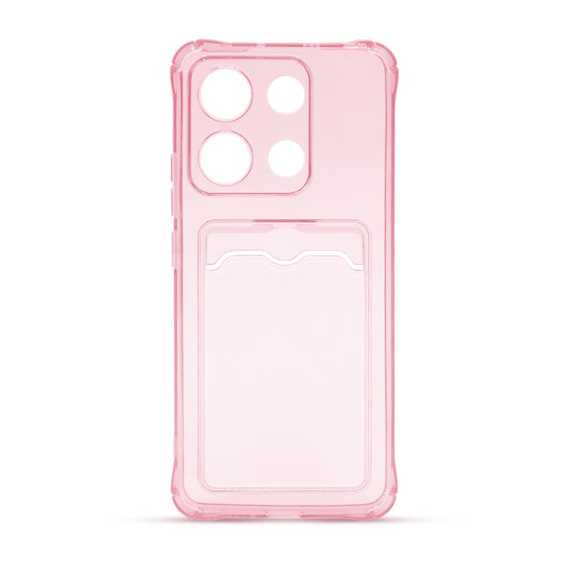 Futrola CLEAR WALLET za Xiaomi Redmi Note 13 4G pink