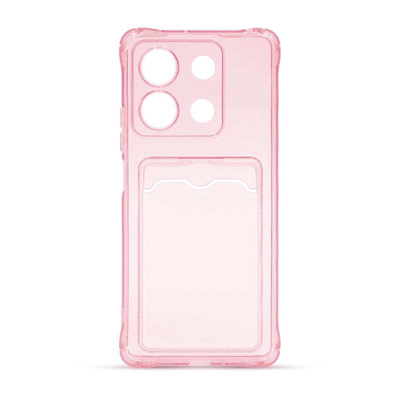 Futrola CLEAR WALLET za Xiaomi Redmi Note 13 5G pink