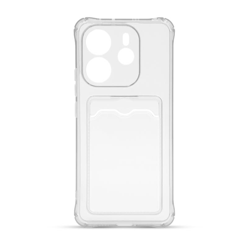 Futrola CLEAR WALLET za Xiaomi Redmi Note 14 4G bela