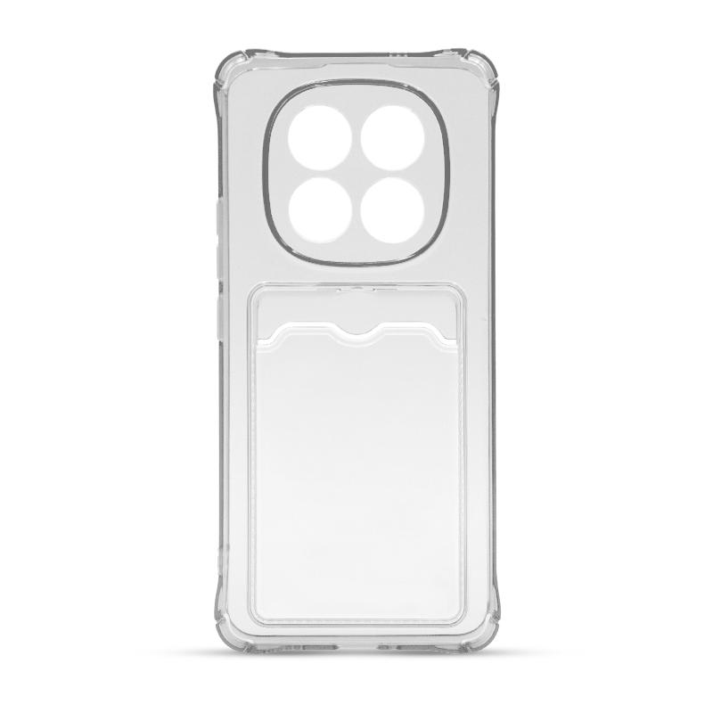 Futrola CLEAR WALLET za Xiaomi Redmi Note 14 Pro Plus 5G crna