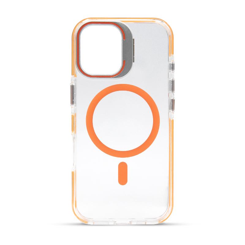 Futrola FLUORESCENT MAGSAFE za Iphone 17 narandzasta