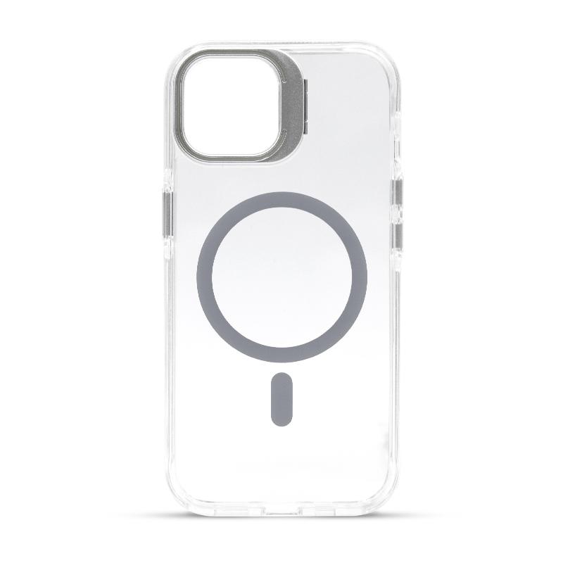 Futrola FLUORESCENT MAGSAFE za Iphone 15 siva