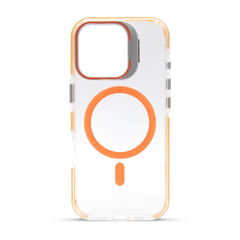 Futrola FLUORESCENT MAGSAFE za Iphone 16 Pro narandzasta