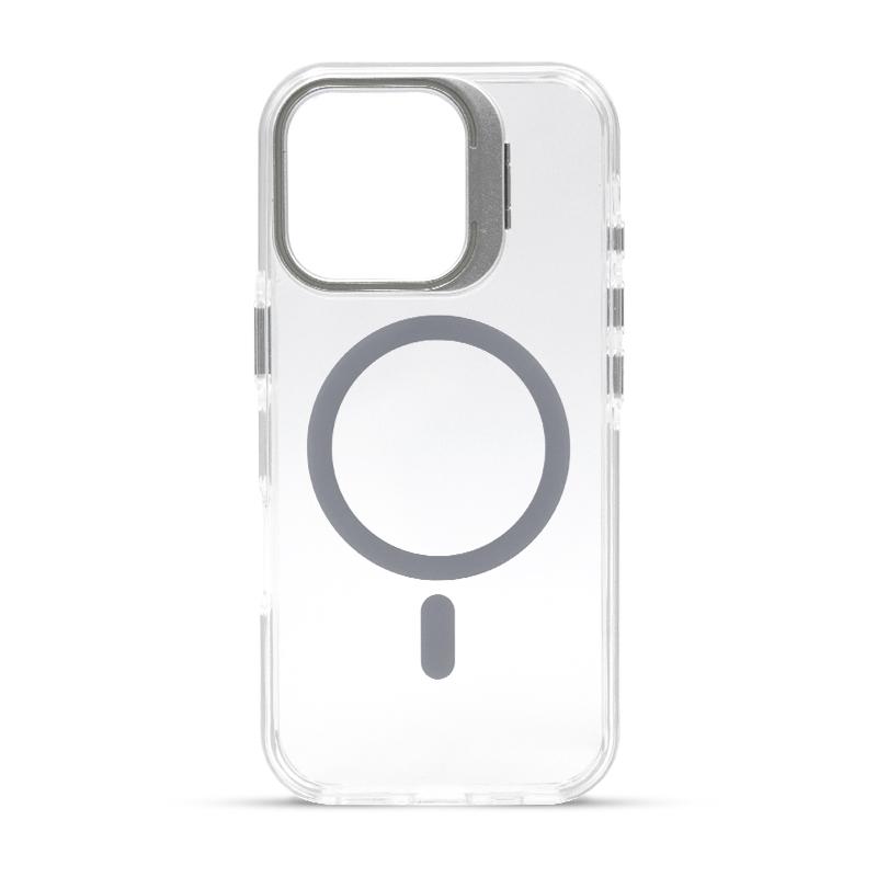 Futrola FLUORESCENT MAGSAFE za Iphone 16 Pro siva