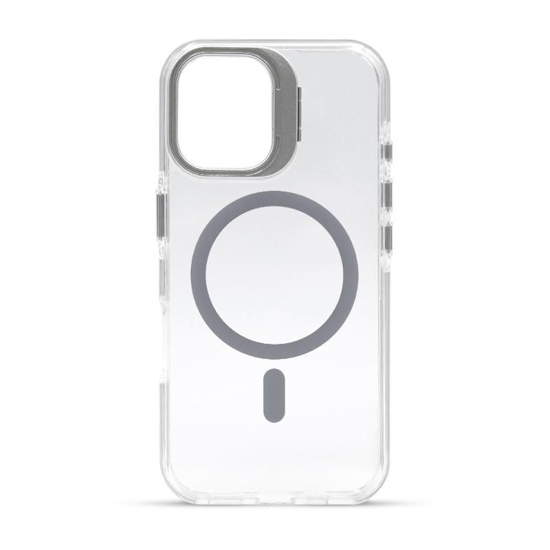 Futrola FLUORESCENT MAGSAFE za Iphone 16 siva