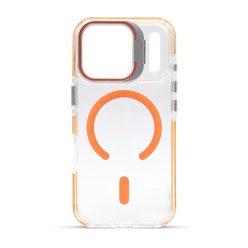Futrola FLUORESCENT MAGSAFE za Iphone 17 Pro narandzasta