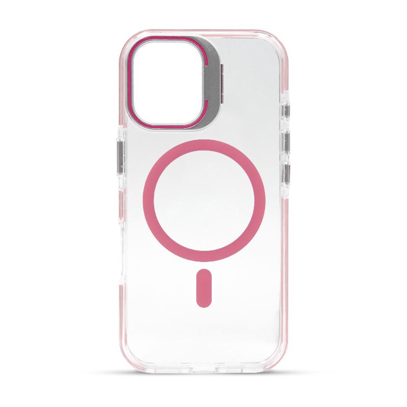 Futrola FLUORESCENT MAGSAFE za Iphone 17 roze