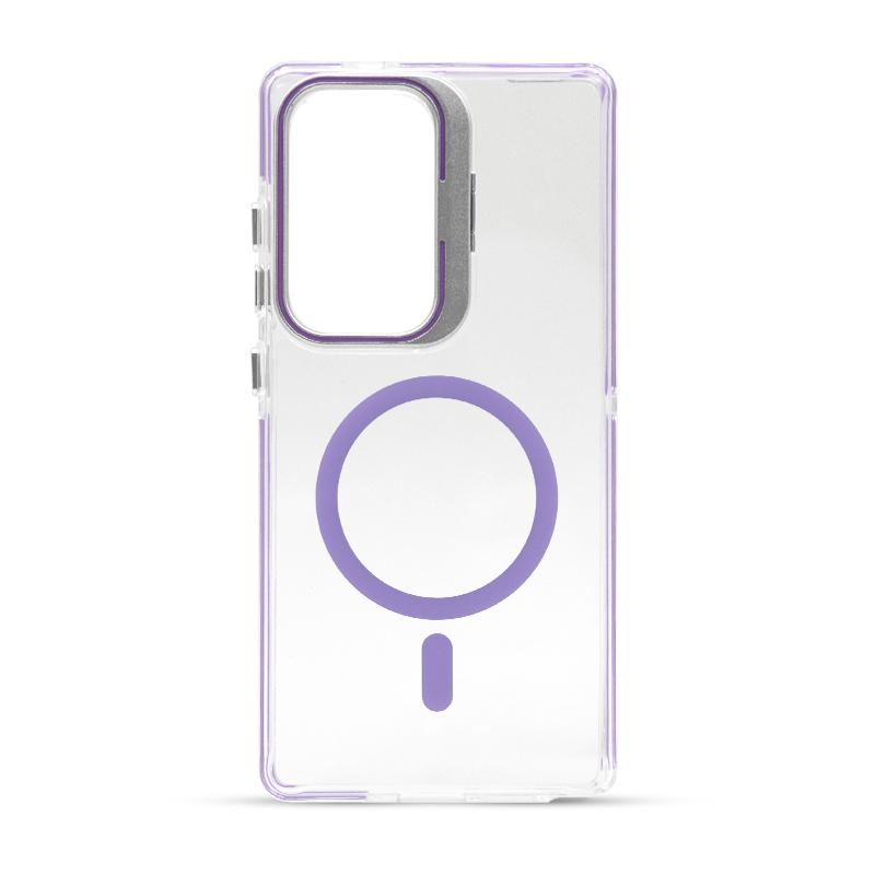 Futrola FLUORESCENT MAGSAFE za Samsung S25 Ultra ljubicasta