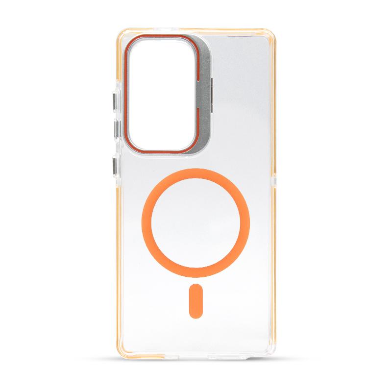 Futrola FLUORESCENT MAGSAFE za Samsung S25 Ultra narandzasta