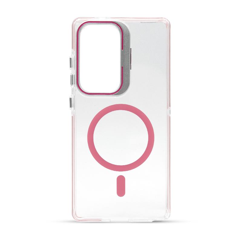 Futrola FLUORESCENT MAGSAFE za Samsung S25 Ultra roze