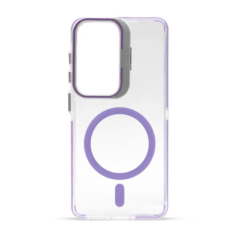 Futrola FLUORESCENT MAGSAFE za Samsung S26 ljubicasta