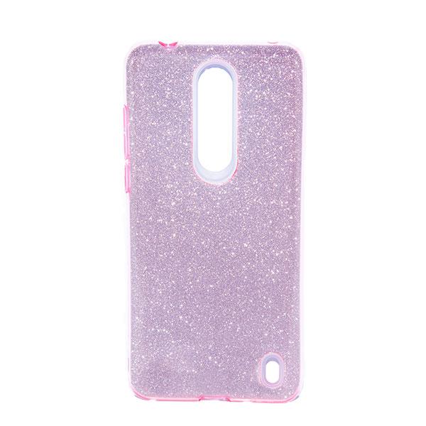 Futrola GLITTER 3IN1 za Nokia 3.1 Plus pink