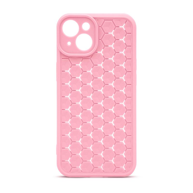 Futrola HONEYCOMB COLOR za Iphone 13 roze