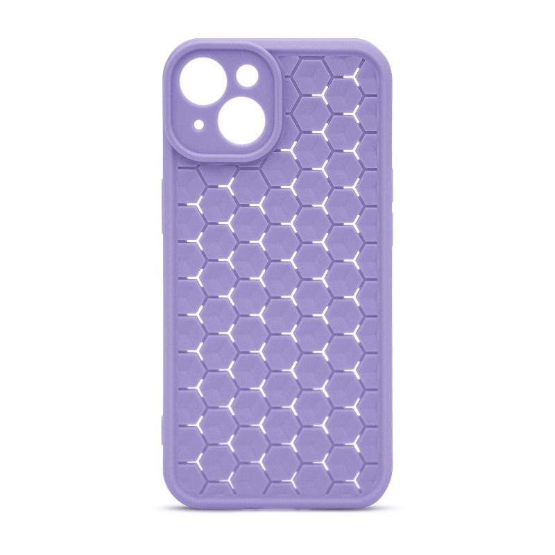 Futrola HONEYCOMB COLOR za Iphone 13 svetlo ljubicasta