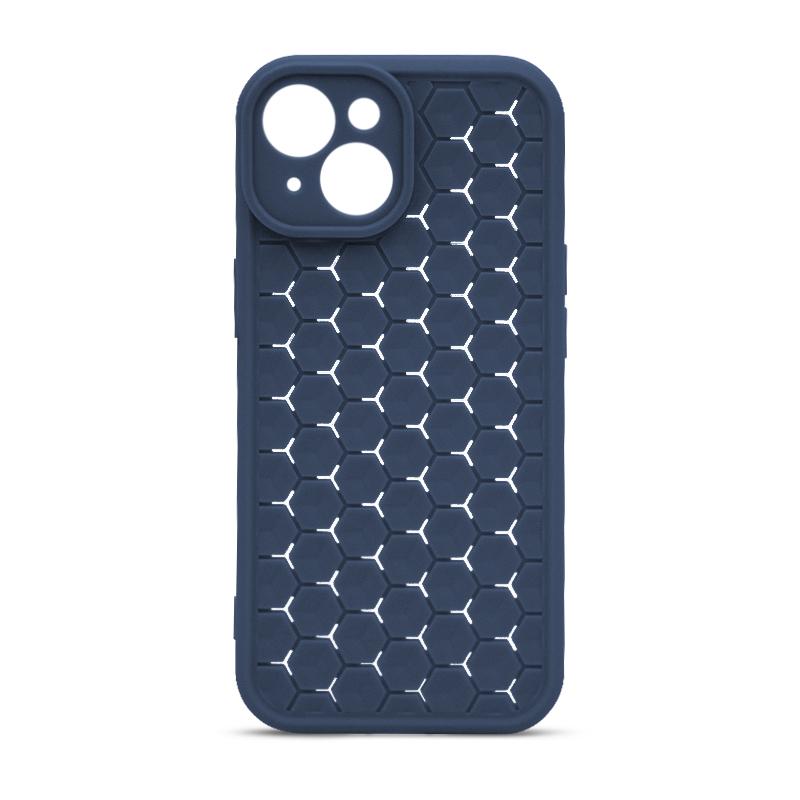 Futrola HONEYCOMB COLOR za Iphone 15 plava