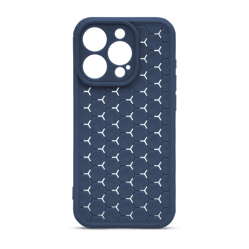 Futrola HONEYCOMB COLOR za Iphone 15 Pro plava