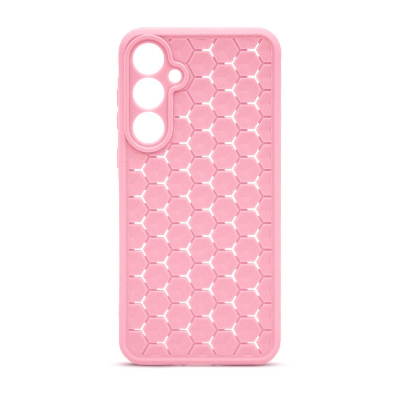 Futrola HONEYCOMB COLOR za Samsung A35 roze