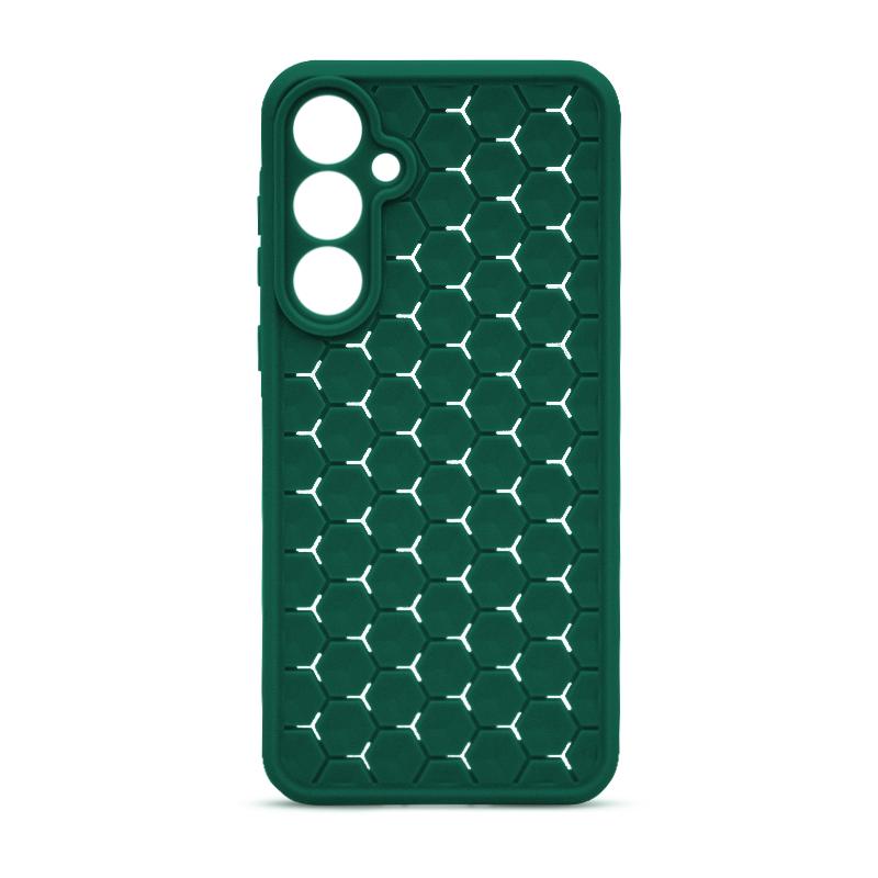 Futrola HONEYCOMB COLOR za Samsung A35 zelena