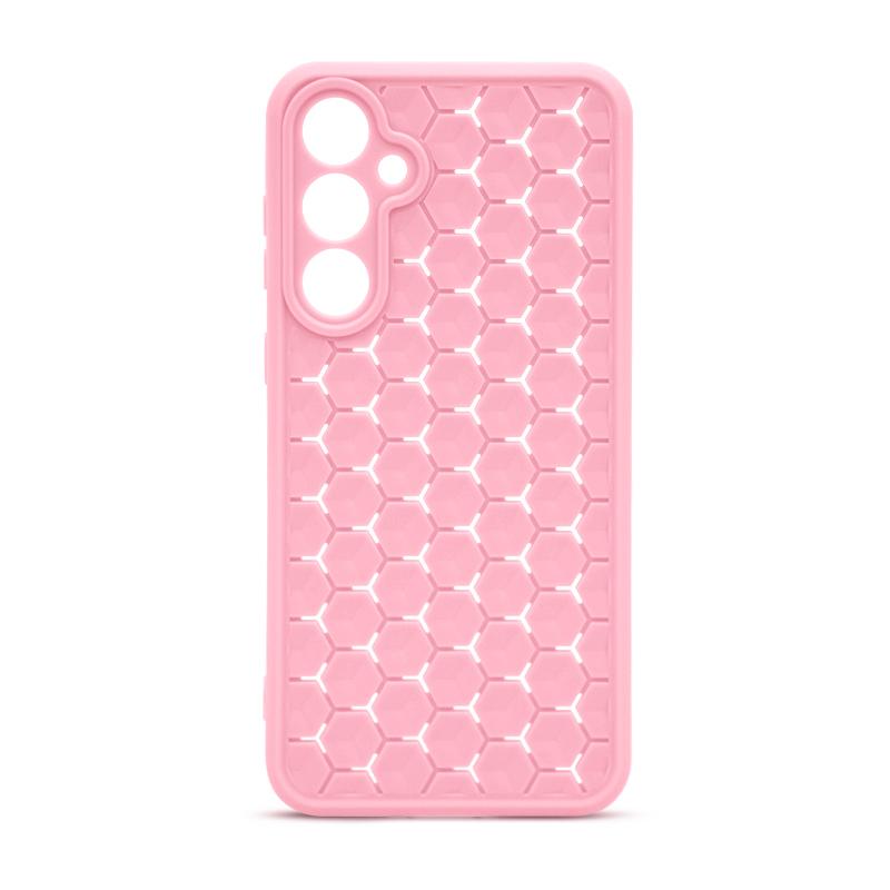 Futrola HONEYCOMB COLOR za Samsung S23 FE roze