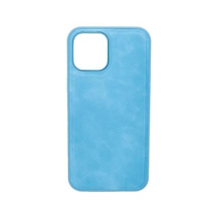 Futrola LEATHER CASE za Iphone 12 Pro Max svetlo plava