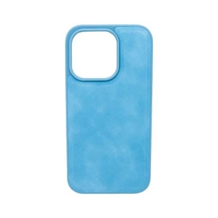 Futrola LEATHER CASE za Iphone 14 Pro svetlo plava