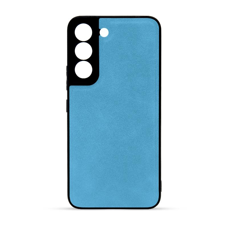 Futrola LEATHER CASE za Samsung S22 svetlo plava