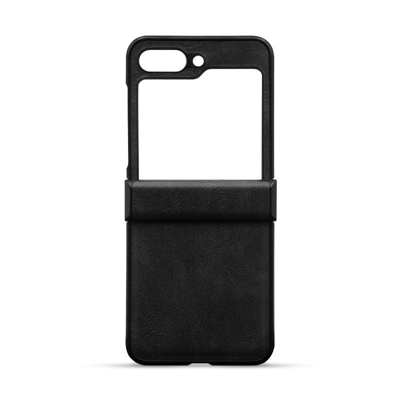 Futrola LEATHER CASE za Samsung Z FLIP 5 crna