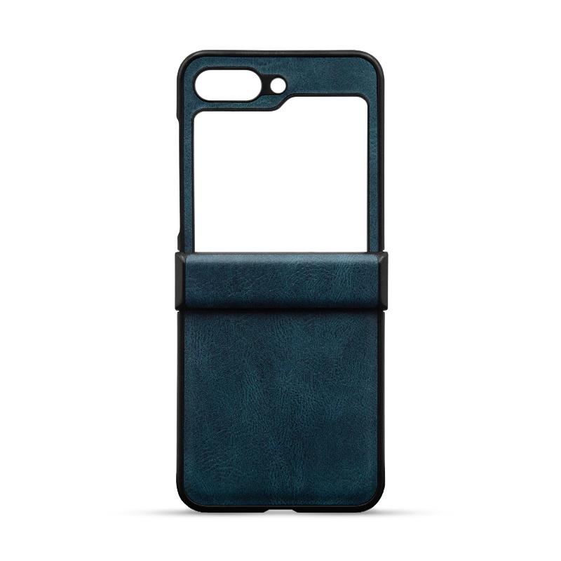 Futrola LEATHER CASE za Samsung Z FLIP 5 plava