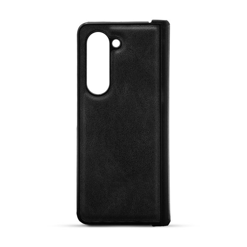 Futrola LEATHER CASE za Samsung Z FOLD 5 crna