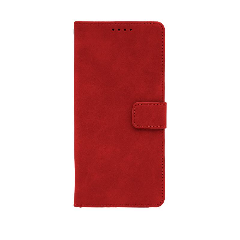 Futrola LEATHER LUX FLIP za Huawei Honor X7C crvena