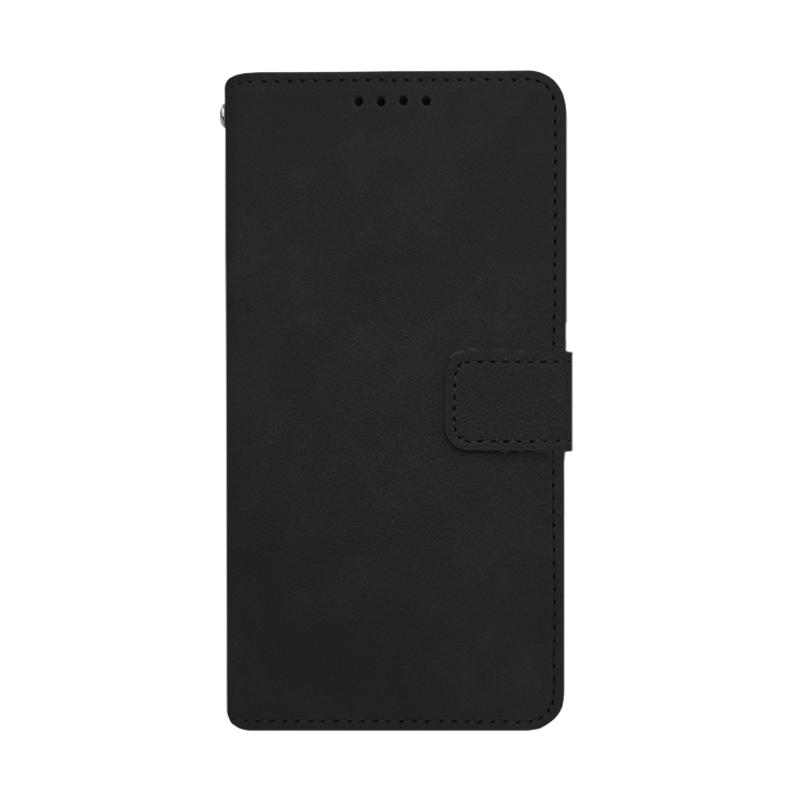 Futrola LEATHER LUX FLIP za Iphone 15 Plus crna