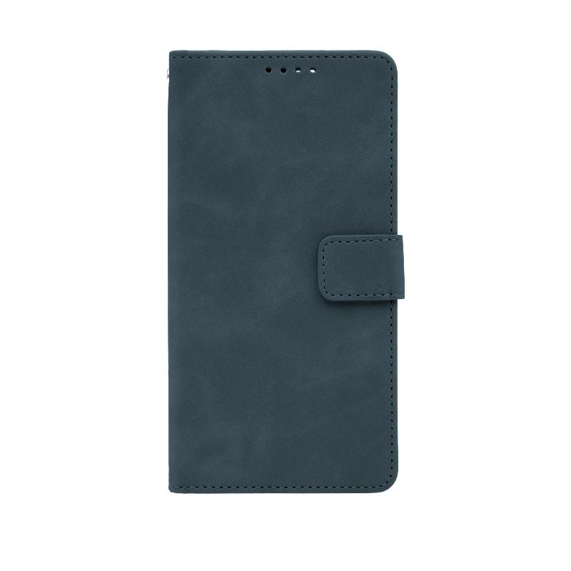 Futrola LEATHER LUX FLIP za Iphone 16 Pro Max plava