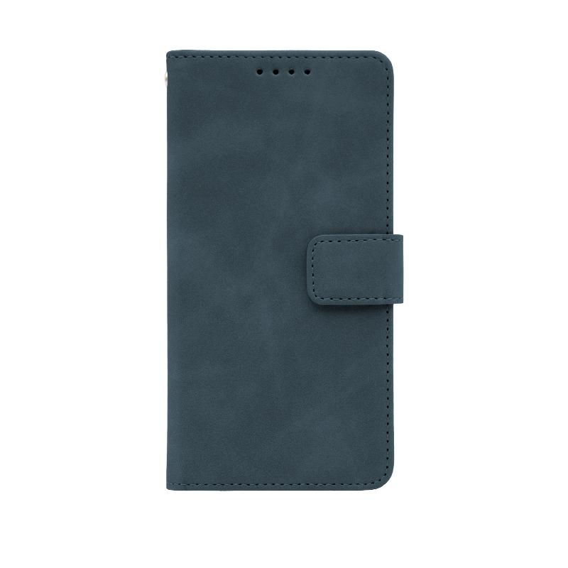Futrola LEATHER LUX FLIP za Iphone 16E plava