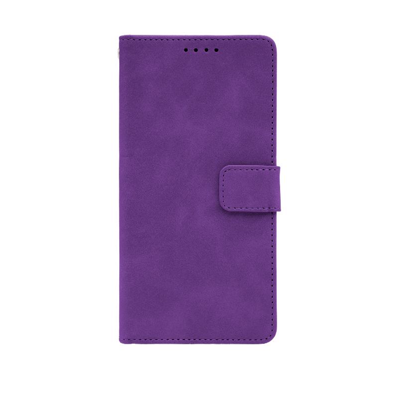 Futrola LEATHER LUX FLIP za Samsung A56 ljubicasta