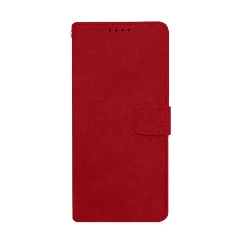 Futrola LEATHER LUX FLIP za Xiaomi Redmi 13C crvena