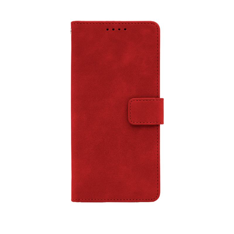 Futrola LEATHER LUX FLIP za Xiaomi Redmi 13T crvena