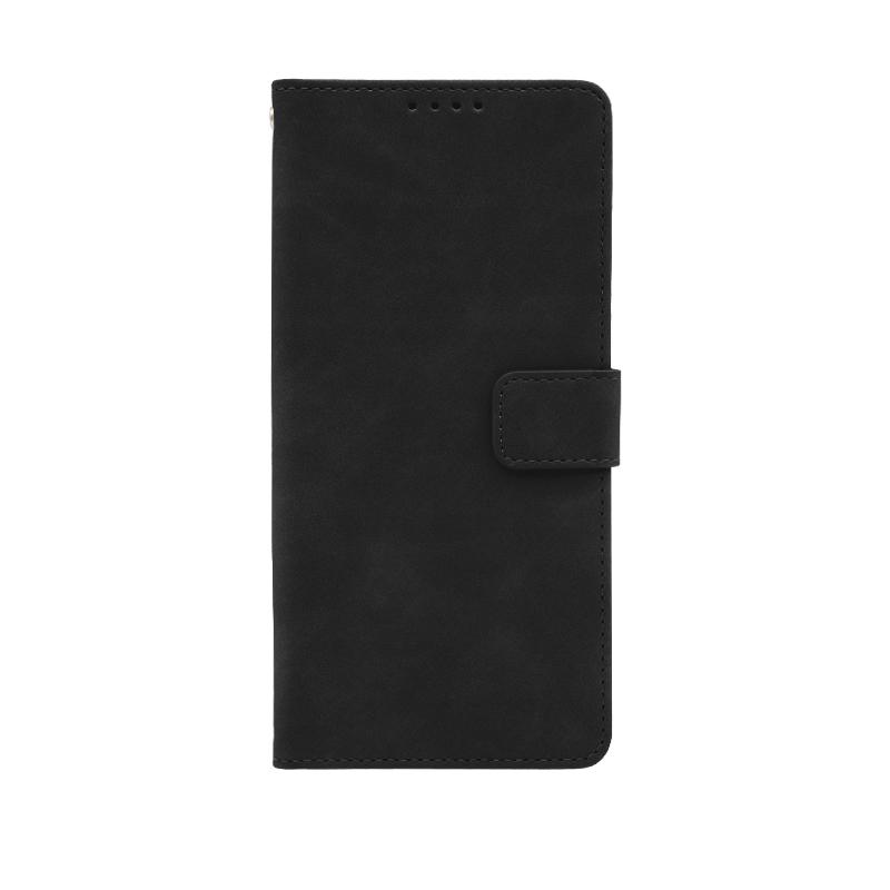 Futrola LEATHER LUX FLIP za Xiaomi Redmi 14C crna