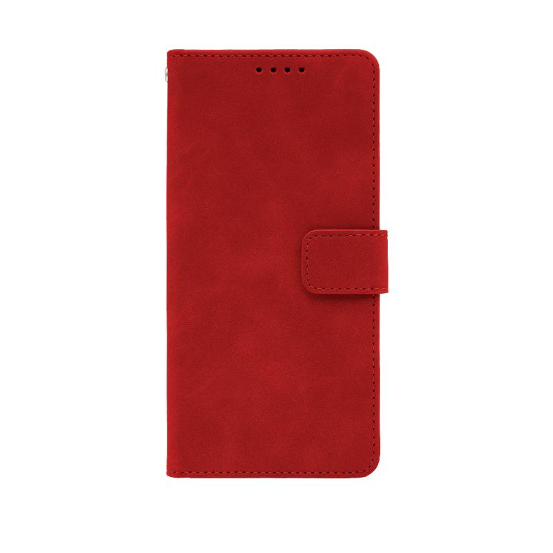Futrola LEATHER LUX FLIP za Xiaomi Redmi 14T crvena