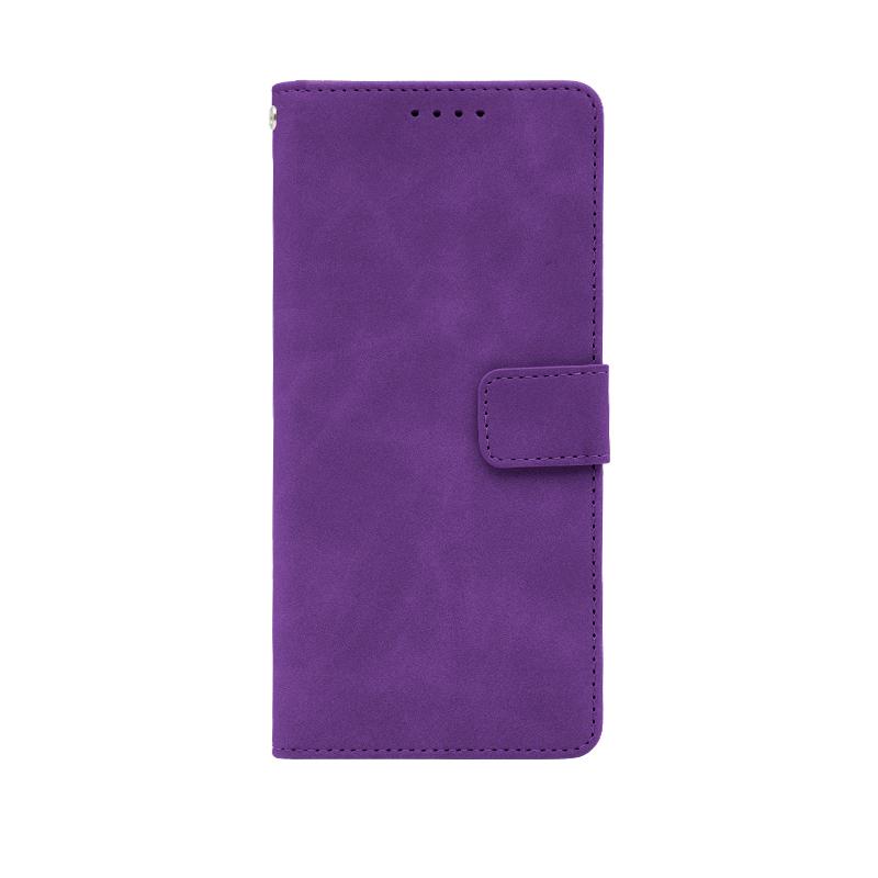 Futrola LEATHER LUX FLIP za Xiaomi Redmi Note 14 Pro ljubicasta
