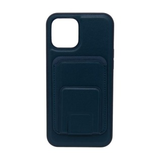 Futrola LEATHER MAGSAFE WALLET za Iphone 12 Pro Max tamno plava