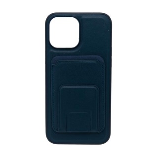 Futrola LEATHER MAGSAFE WALLET za Iphone 13 Pro Max tamno plava