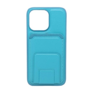 Futrola LEATHER MAGSAFE WALLET za Iphone 13 Pro svetlo plava
